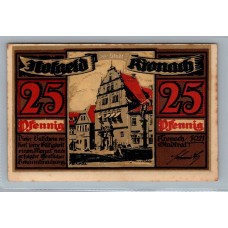 ALEMANIA 1921 BILLETE SIN CIRCULAR DE 25 Pfennig